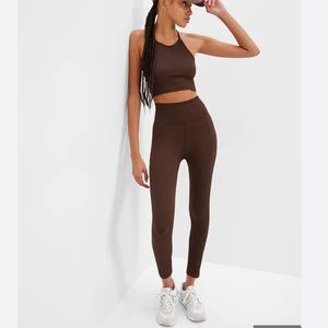 GapFit Seamless Ribbed 7/8 Leggings
